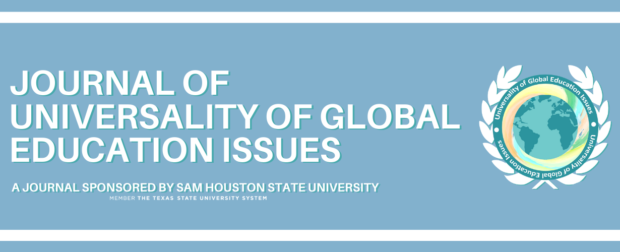 Journal of Universality of Global Education Issues banner